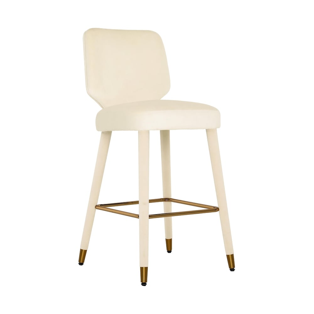 Athena Velvet Bar Stool