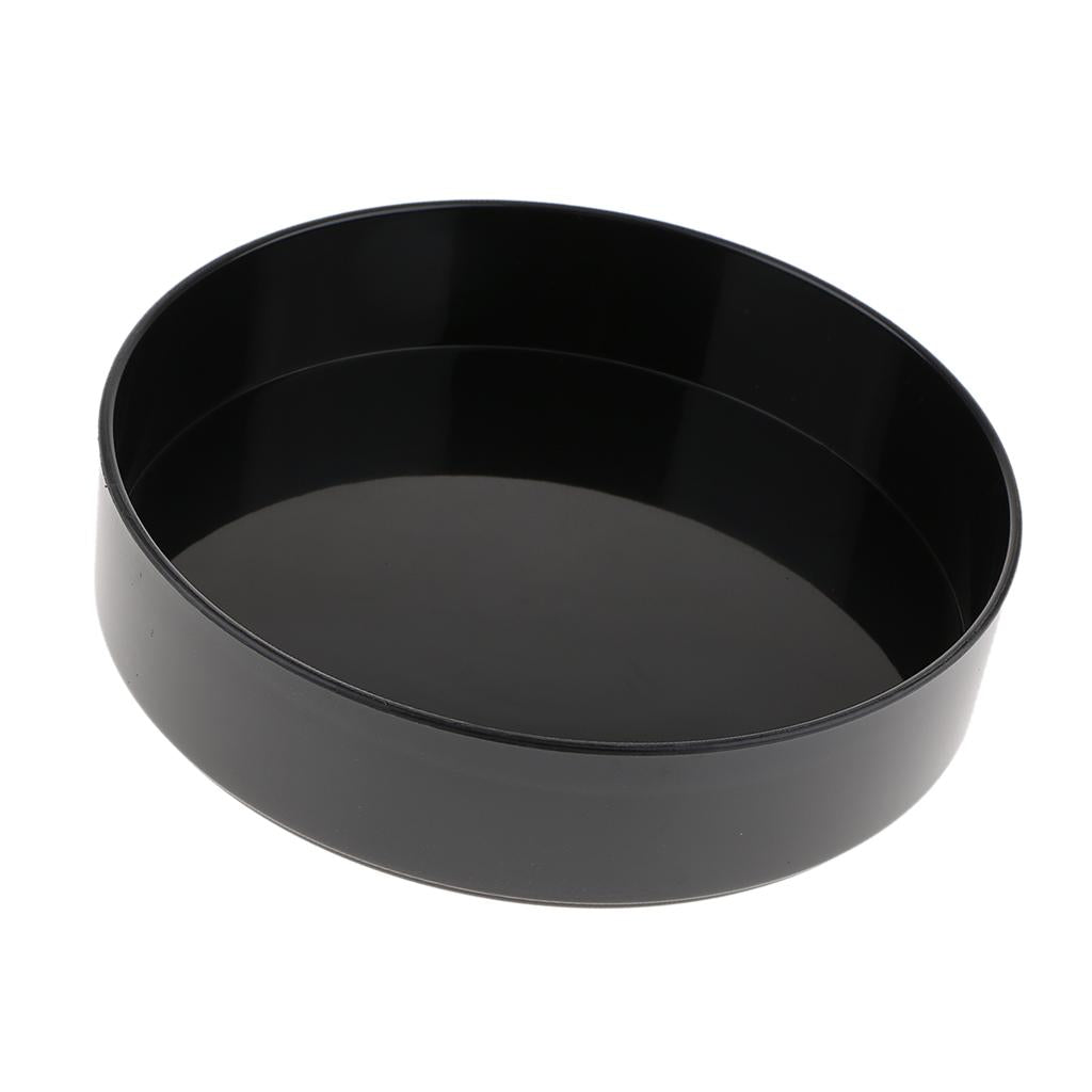 Black Round Compote Planter Modern Decorative Centerpiece Bowl or 28cm