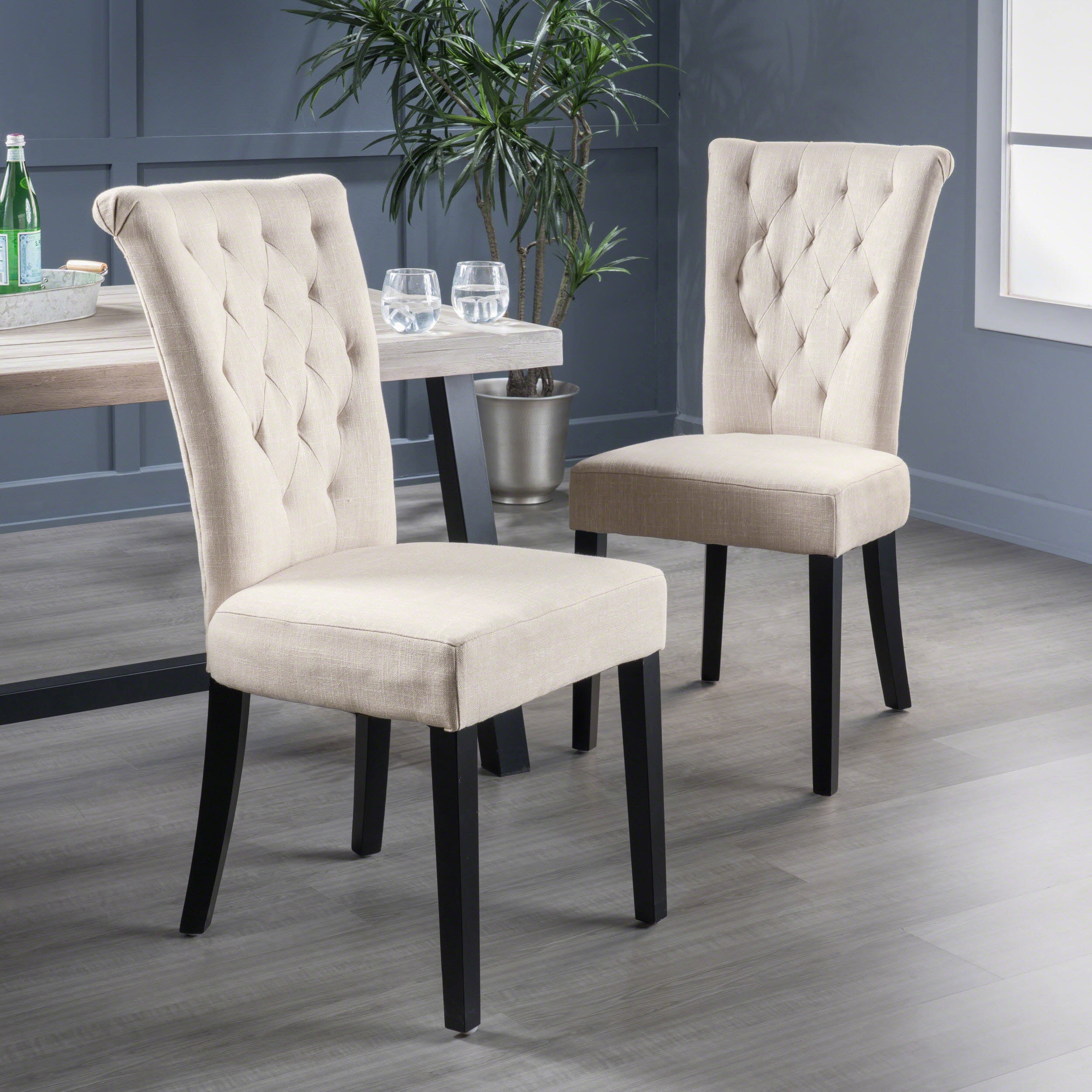 Paulina Fabric Dining Chairs (Set of 2)