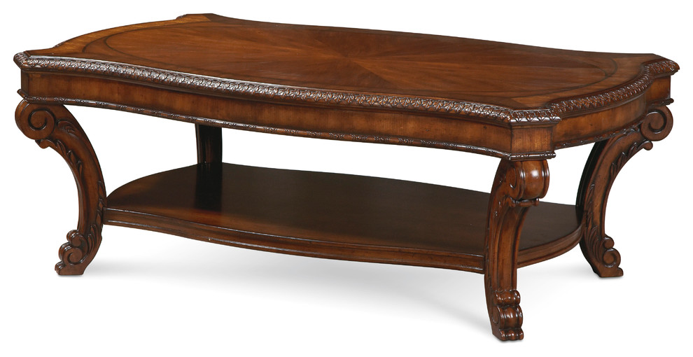 A.R.T. Home Furnishings Old World Rectangular Cocktail Table   Victorian   Coffee Tables   by HedgeApple  Houzz