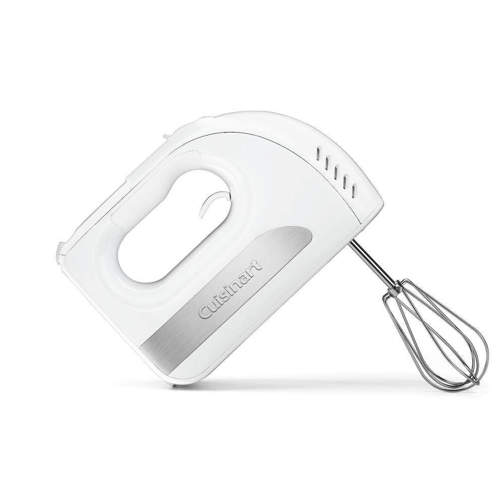 Cuisinart Power Advantage 6-Speed White Hand Mixer with easy to Clean and Eject Beaters HM-6P1