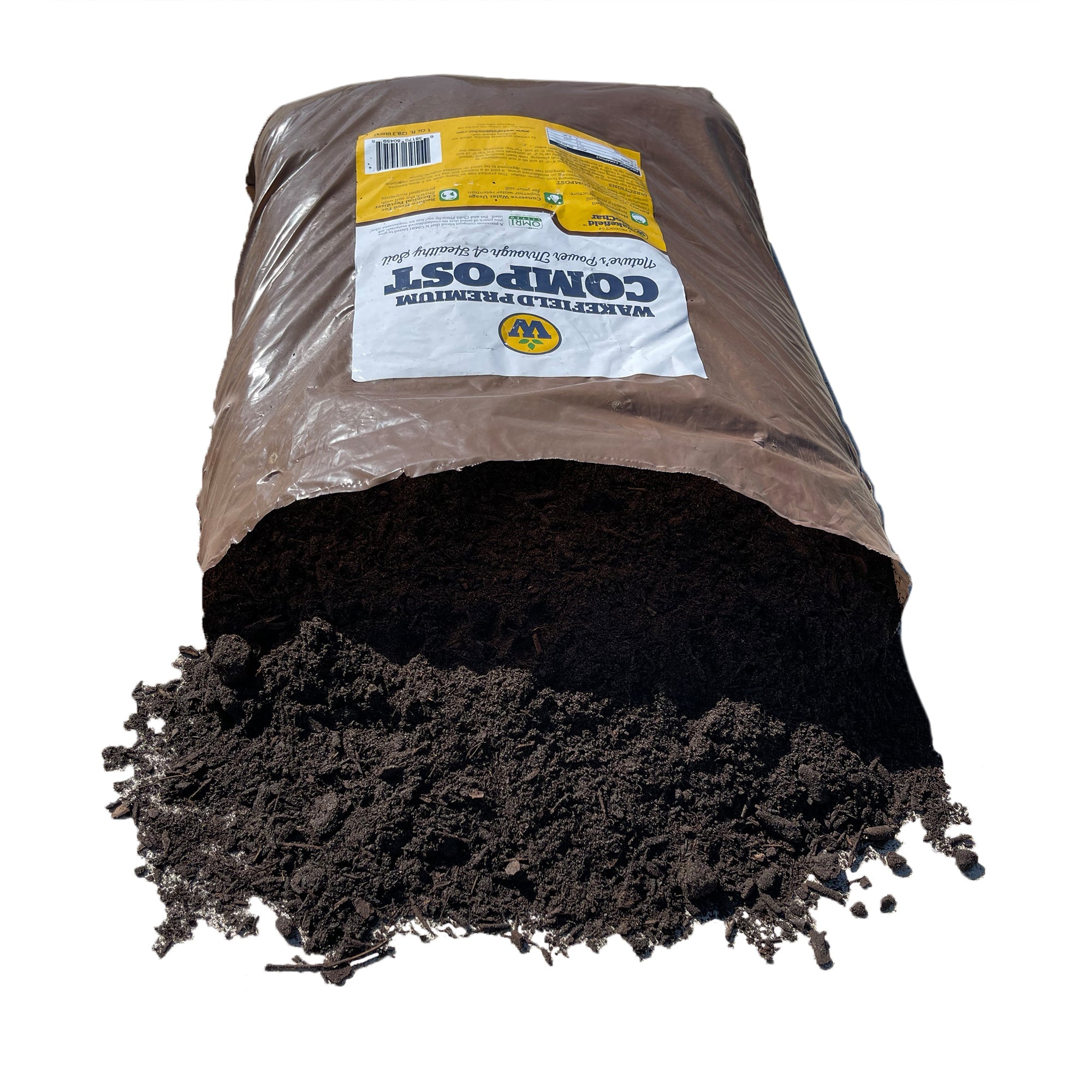 Wakefield BioChar Garden Premium Compost for Healthier Soil 1 Cubic Feet Bag