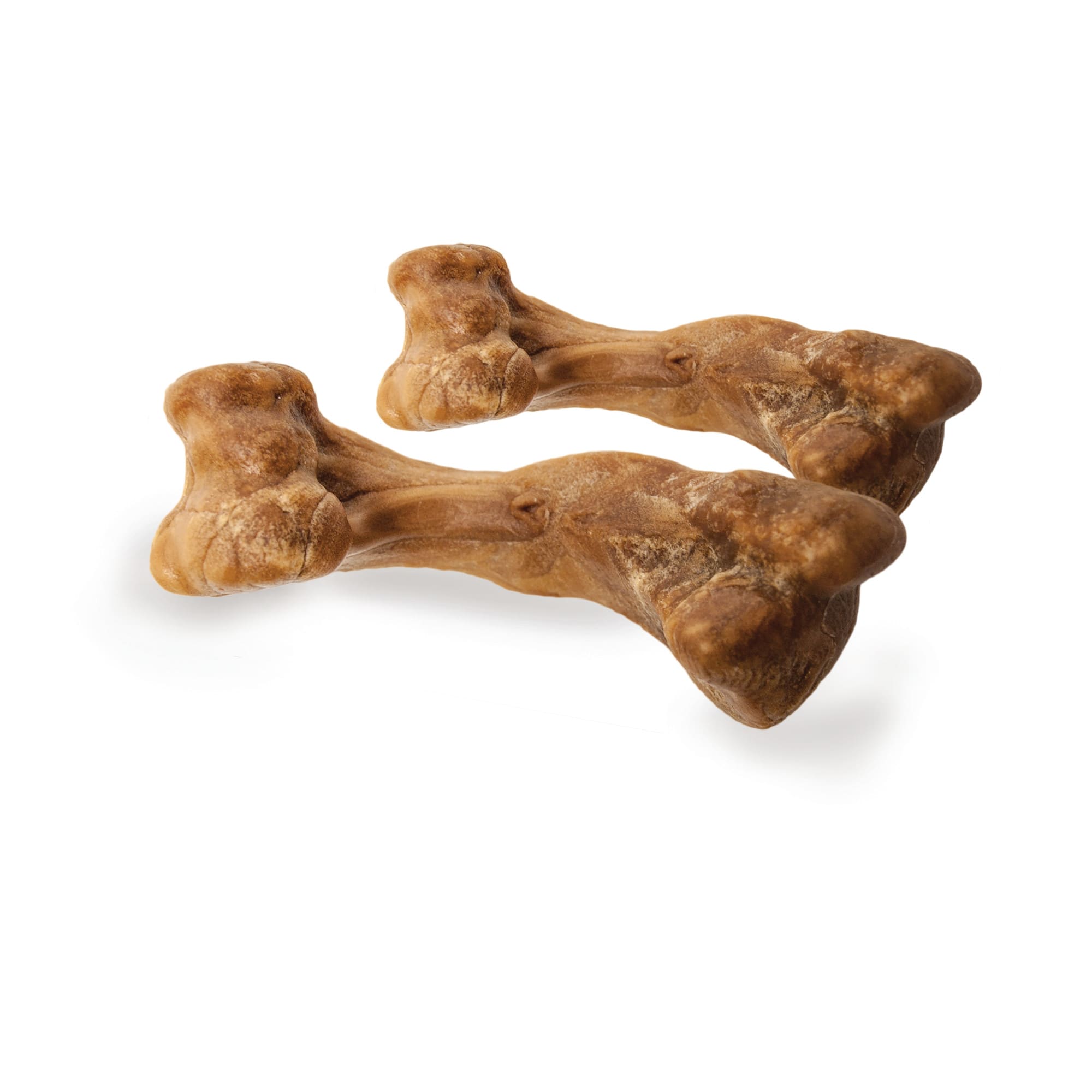 Nylabone Healthy Edibles Bison Flavored Dog Bone Chews， Medium， Count of 2