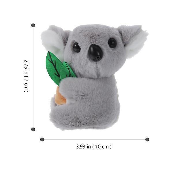 Plush Key Chain Wear-resistant Stuffed Koala Decorative Bag Pendants Keys Supply