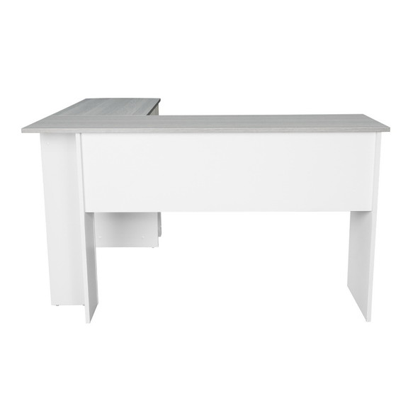 Techni Mobili Modern L Shaped Desk with Side Shelv...