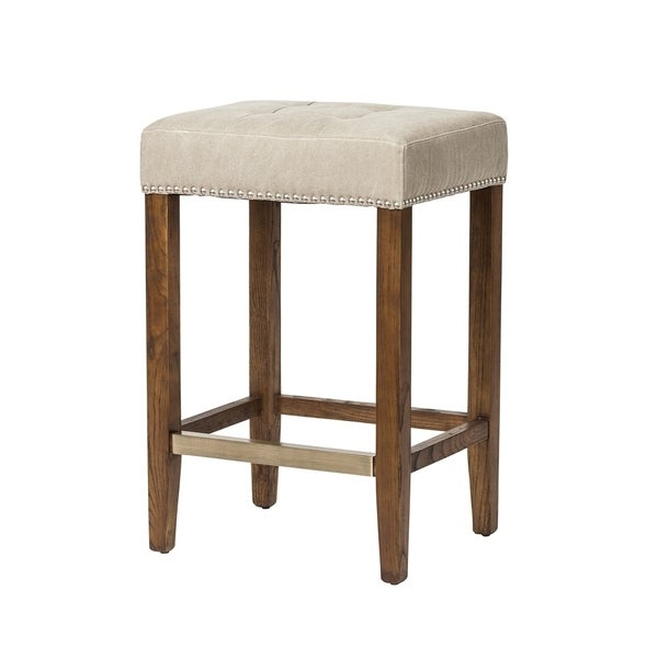 Counter Stool with Wood Legs