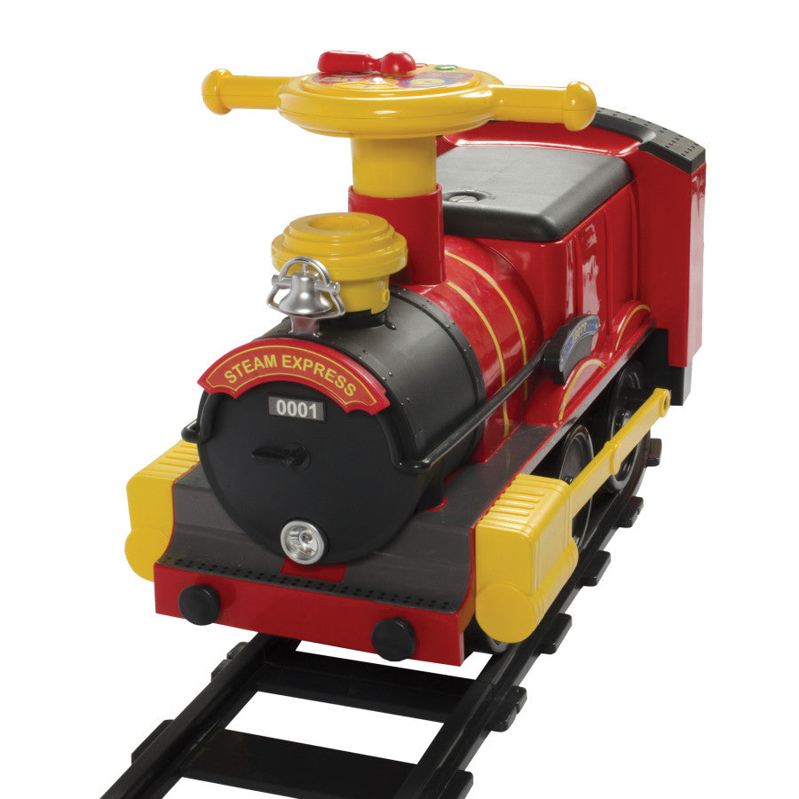 Steam Train 6-Volt Battery Ride-On Vehicle