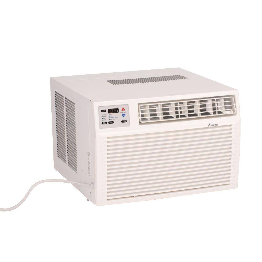 Amana 11600 BTU R-410A Window Air Conditioner with 3.5 kW Electric Heat and Remote AE123G35AX