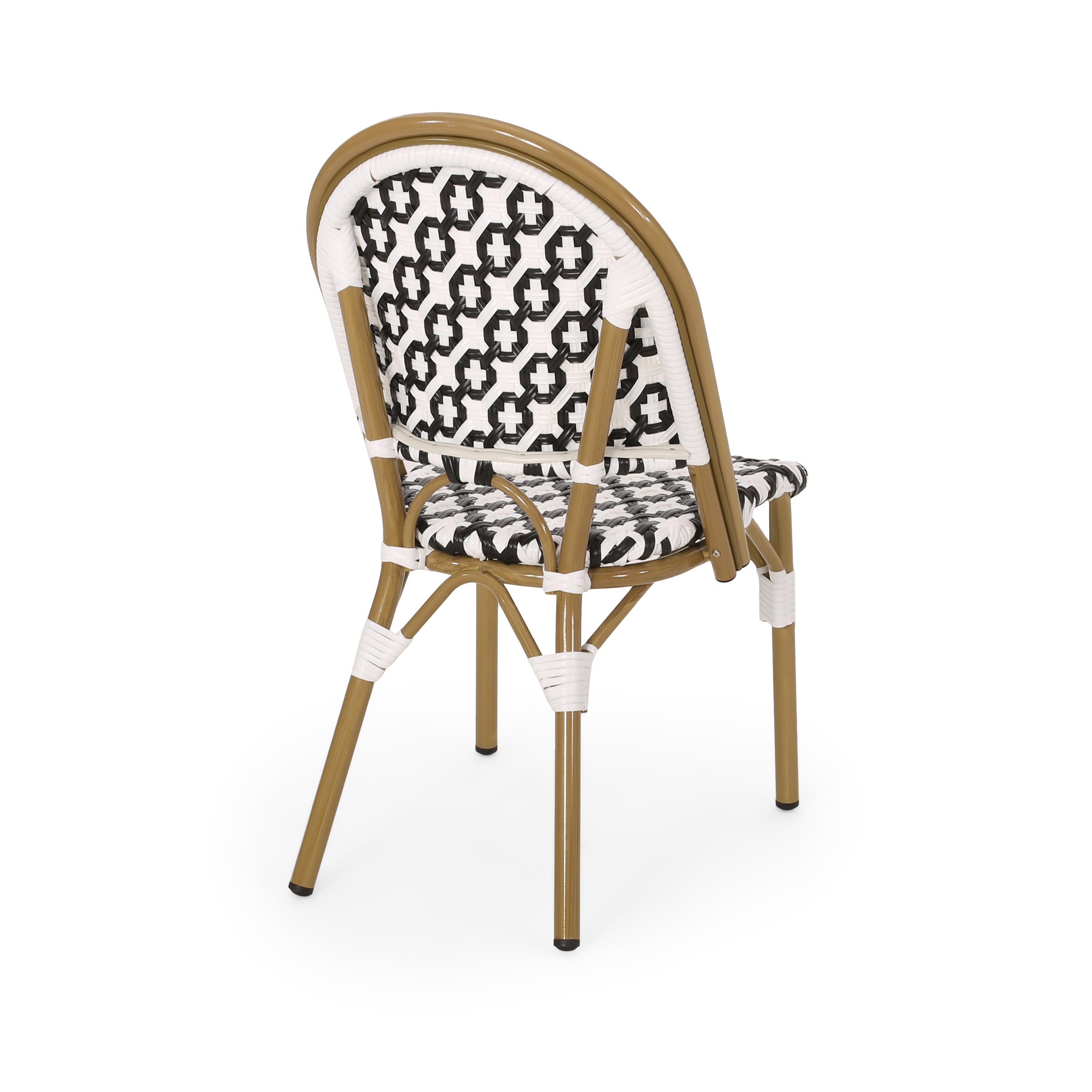 Jordy Outdoor French Bistro Chair (Set of 2)