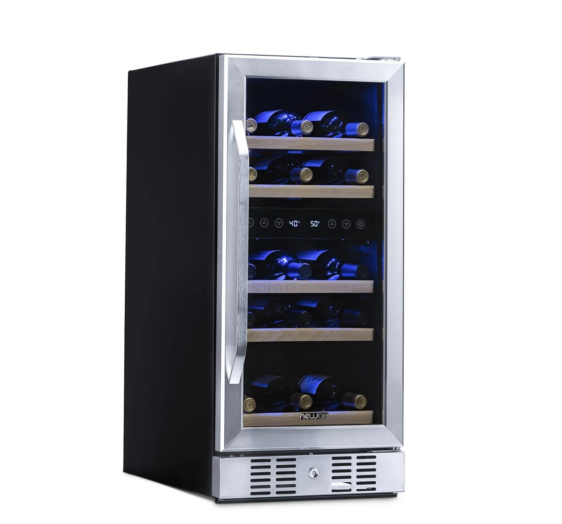 NewAir AWR290DB 15 Inch Stainless Steel Wine Cooler