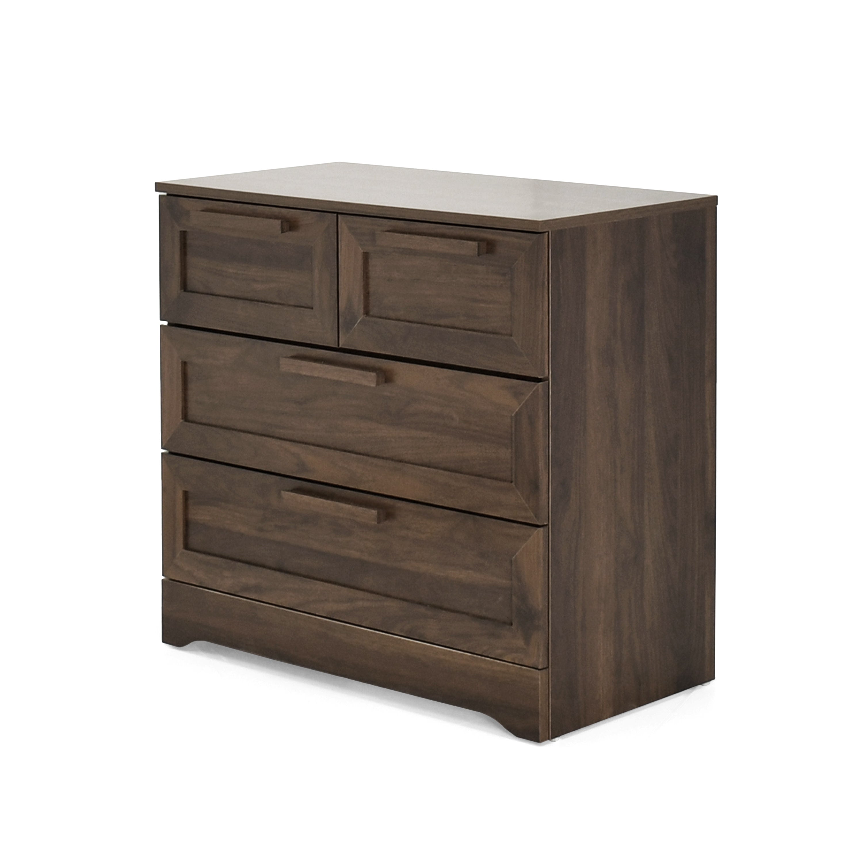 Broxon Rustic Wide 4 Drawer Dresser