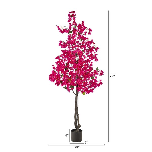 6' Bougainvillea Artificial Tree