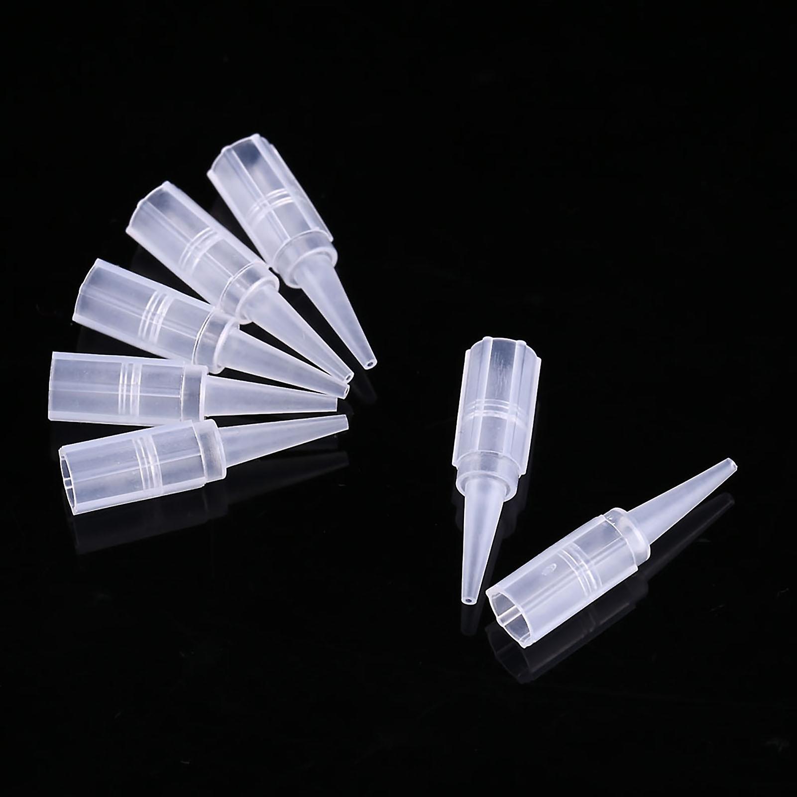 100pcs/set Disposable Tattoo Needle Tube Nozzle Tips Cap Round Microblading Machine Supply 1r