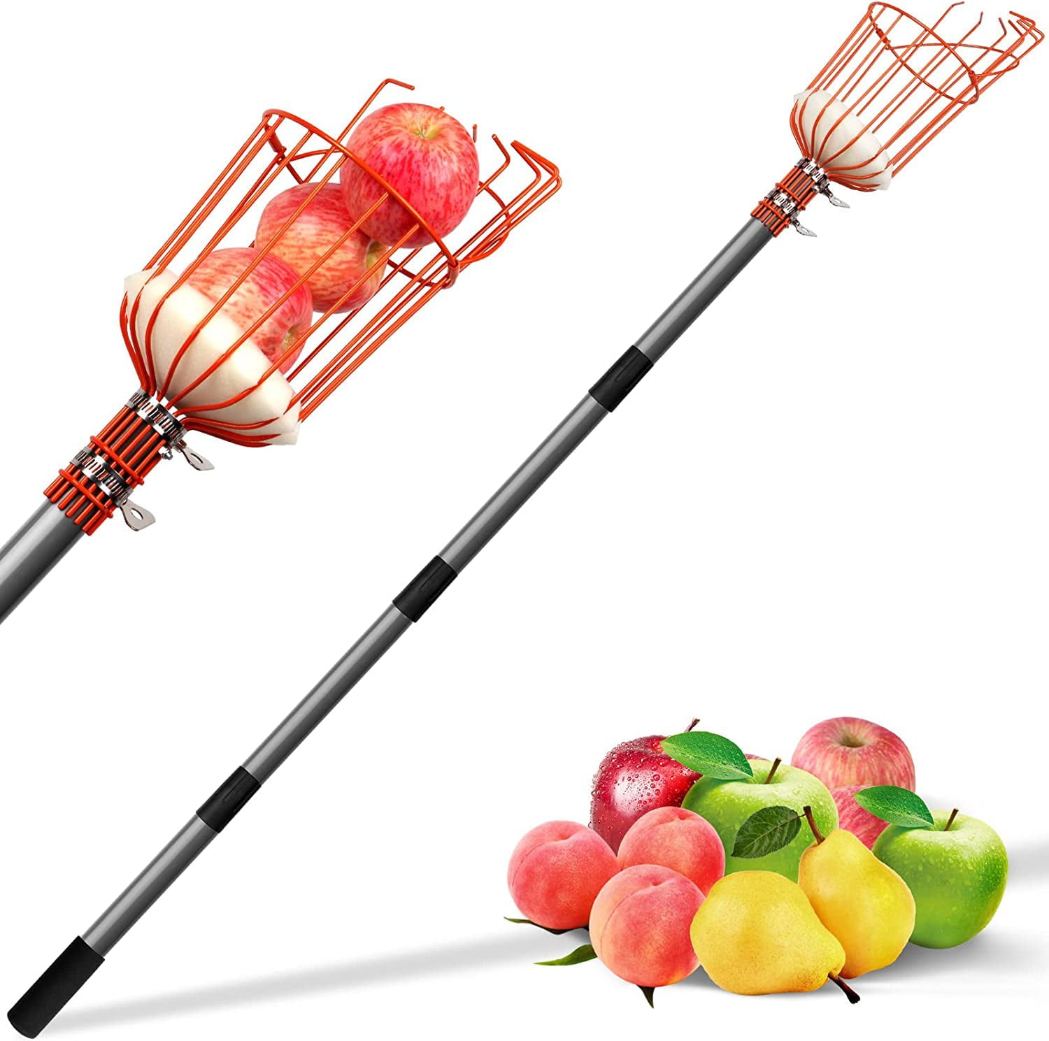 Walensee 5.5FT Fruit Picker, Adjustable Fruits Picker Tool