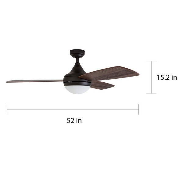 Porch and Den Nebeker 52-inch LED Ceiling Fan with Remote Control Shopping - The Best Deals on Ceiling Fans | 24361999