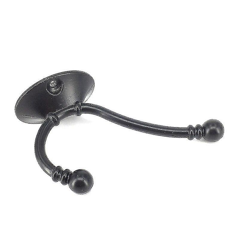 Modern Black Design Wall Mount Zinc Alloy Hook， 96*34mm