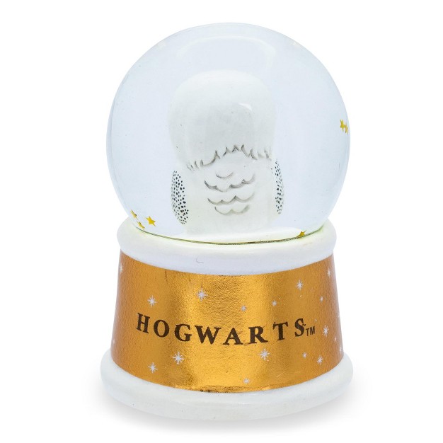 Silver Buffalo Harry Potter Hedwig Owl Light up Mini Snow Globe 3 Inches Tall