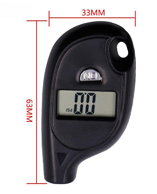 Mini Key Chain+ Tire Pressure Gauge Tire Pressure Gauge For Automobile Tyres