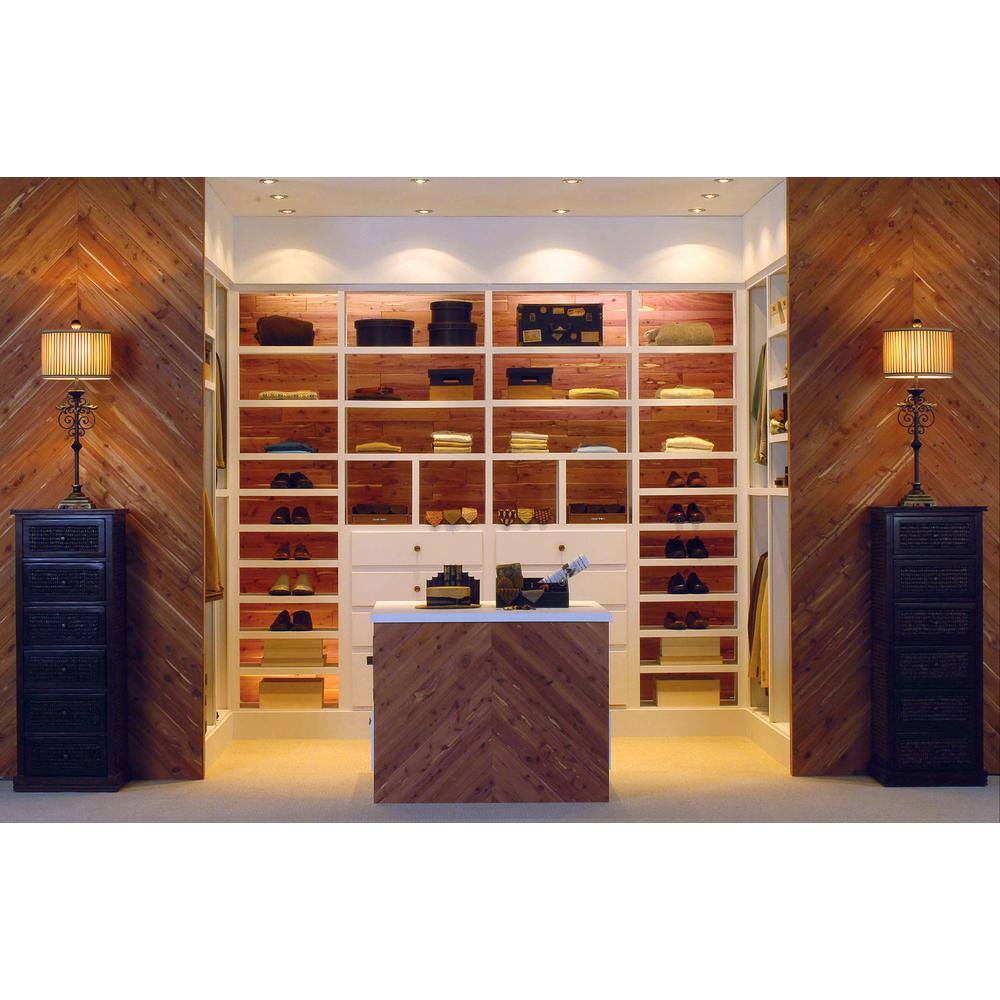 CedarSafe 14 in. x 4 in. with Variable Length Aromatic Cedar Natural Closet Liner Boards 15 sq. ft. FL6015N