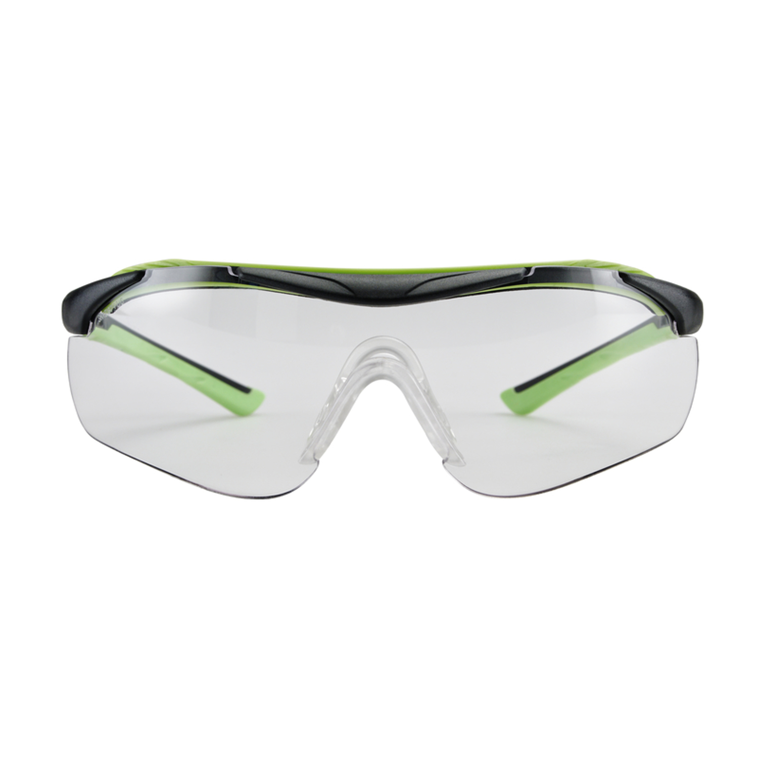 3M Anti-Fog Safety Glasses Clear Lens Black/Green Frame 1 pc