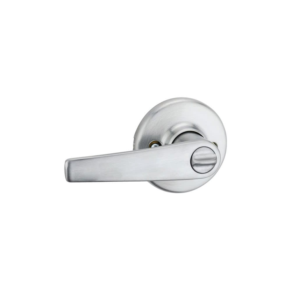 Satin Nickel Keyed Entry Delta Lockset Door Lever