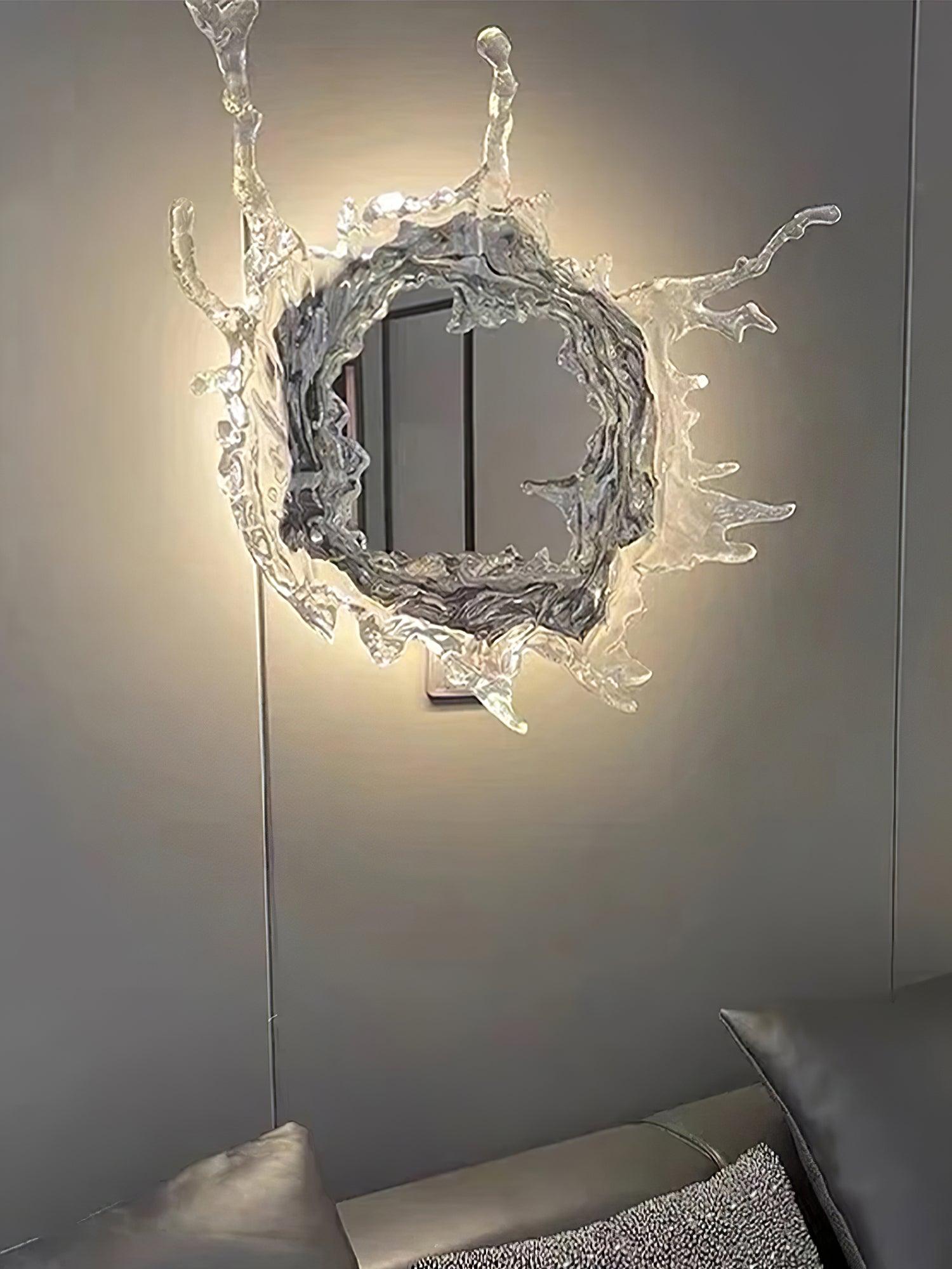 Water Drop Mirror Wall Lamp