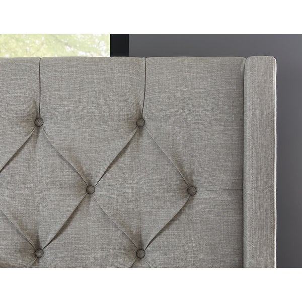 Verona Tufted Upholstered Headboard in Speckled Grey - - 38002647