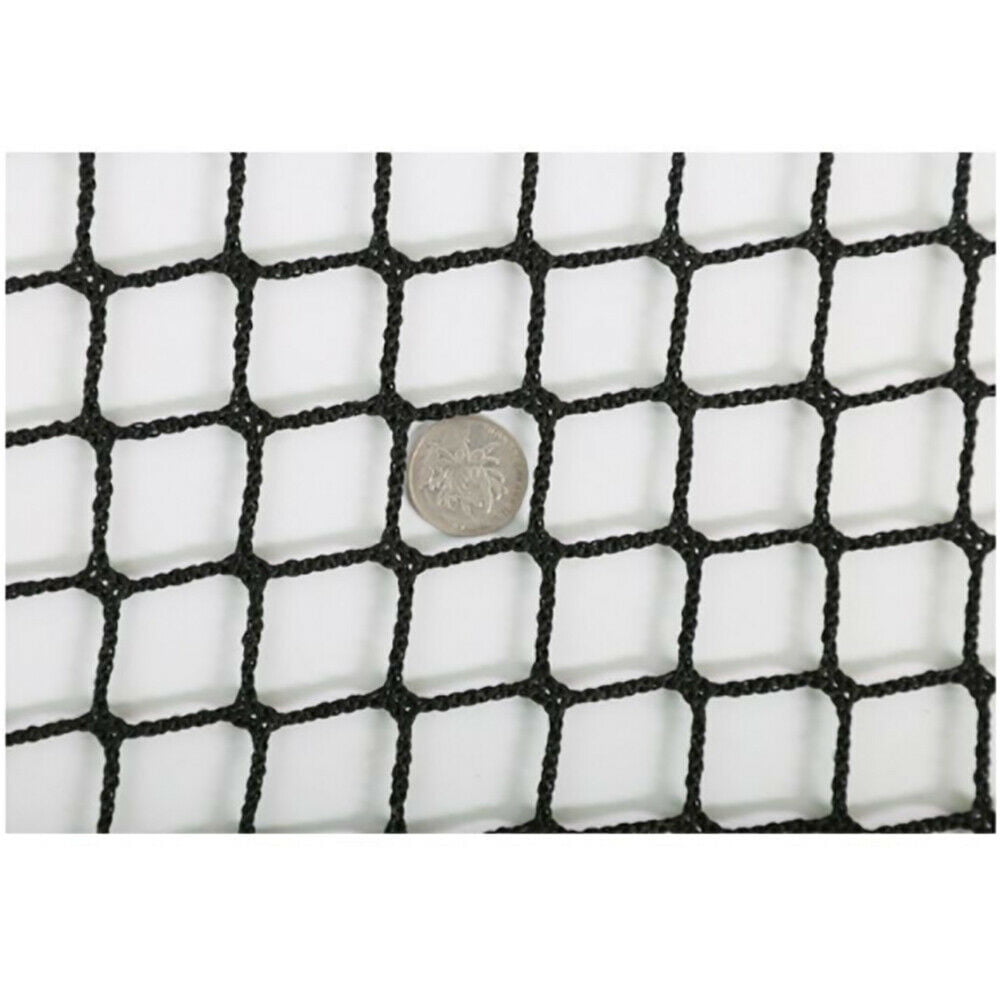 Oukaning 10x10ft Golf Practice Net Sports Net HDPE Netting Training Hitting Aids Barrier Netting Black