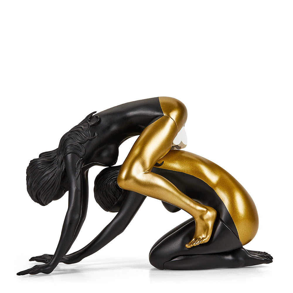 Autographed Ron English x Clutter “Lady Lips” 10” Art Figure – Kidrobot.com Exclusive Black and Gold Edition (Limited Edition of 50)