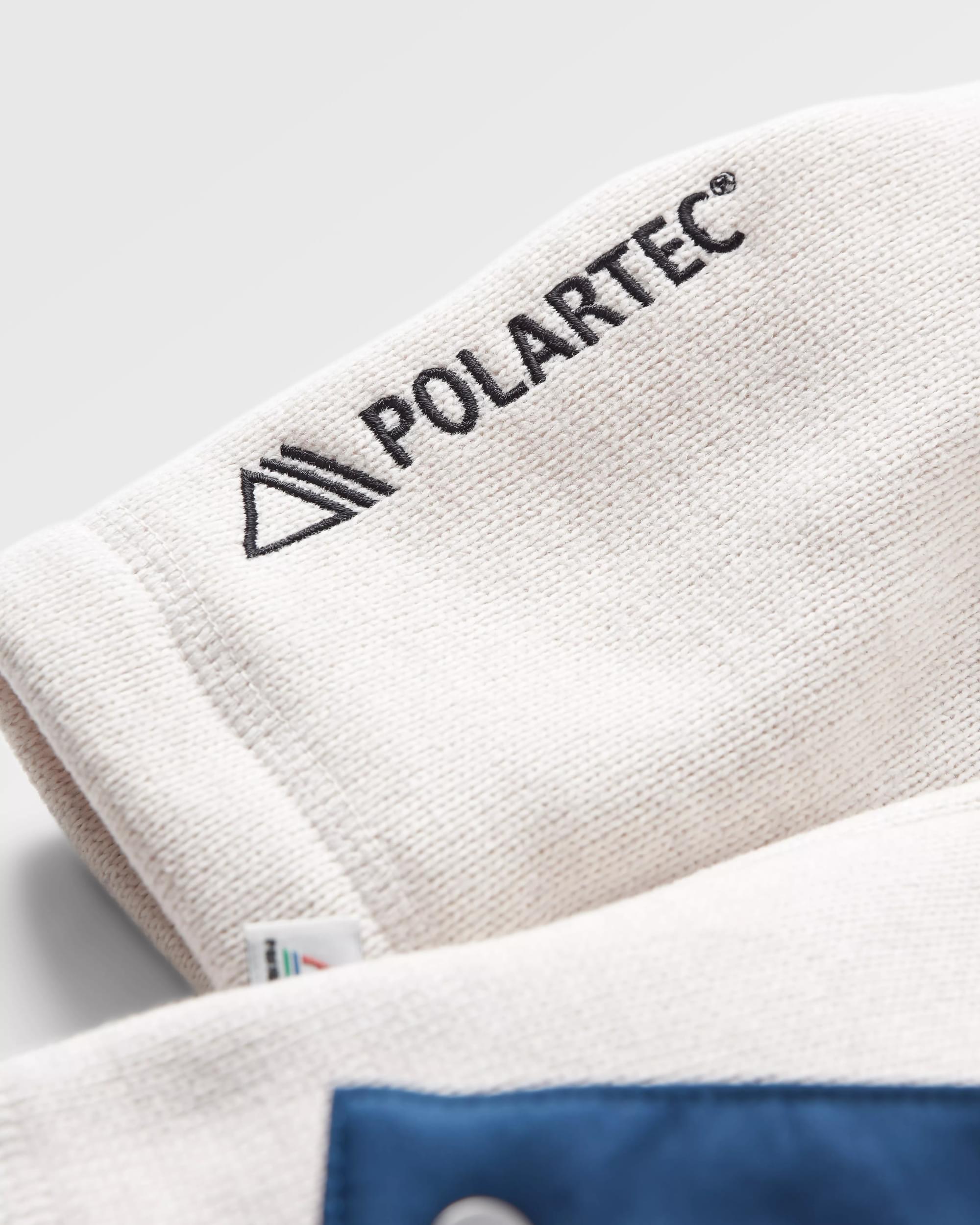 Amber Recycled Polartec® Fleece - Vintage White