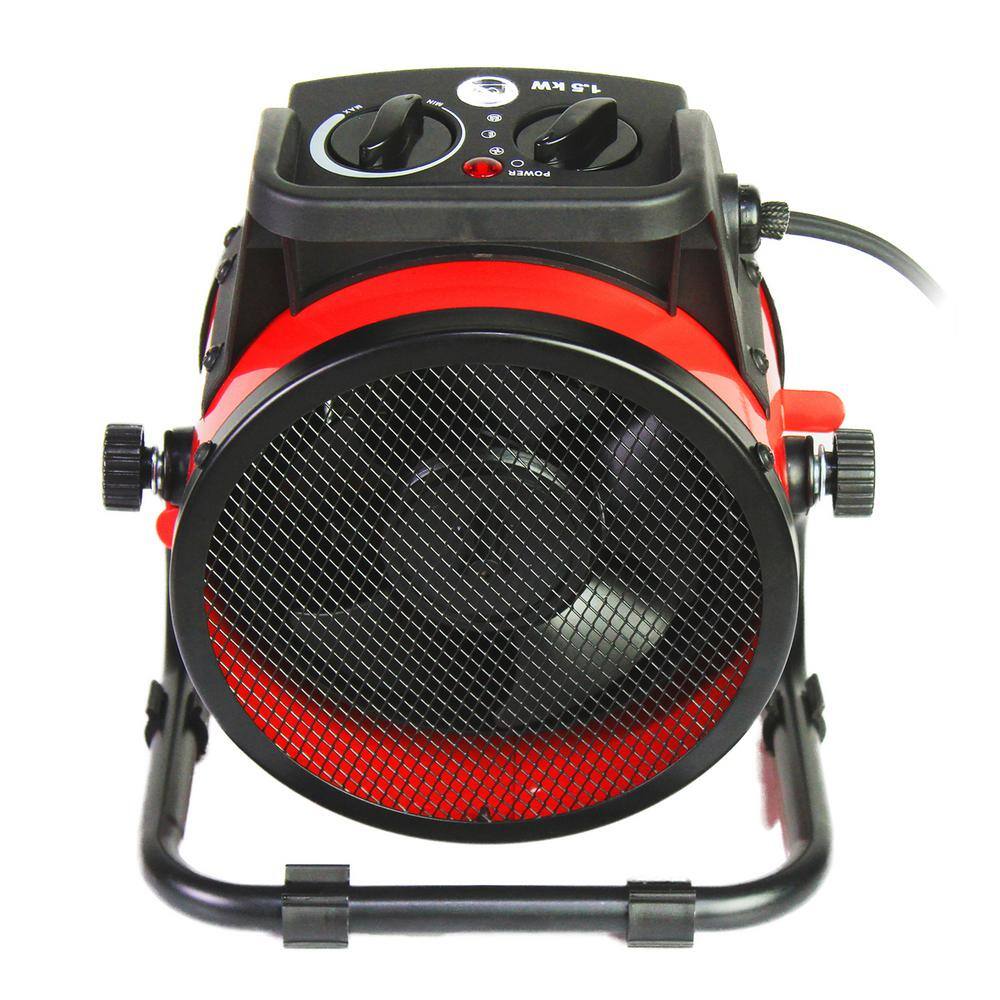 Maxx Air 7501500-Watt Electric Portable Fan Space Heater with Cradle Base H1027