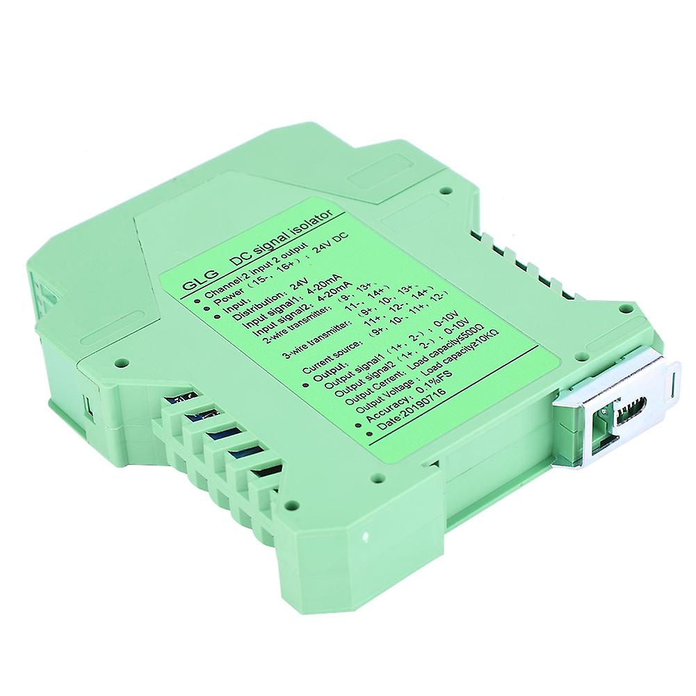 Dc Signal Isolator 4~20ma Module Signal Isolator Transmitter Conditioner2 In 2 Out 0~10v