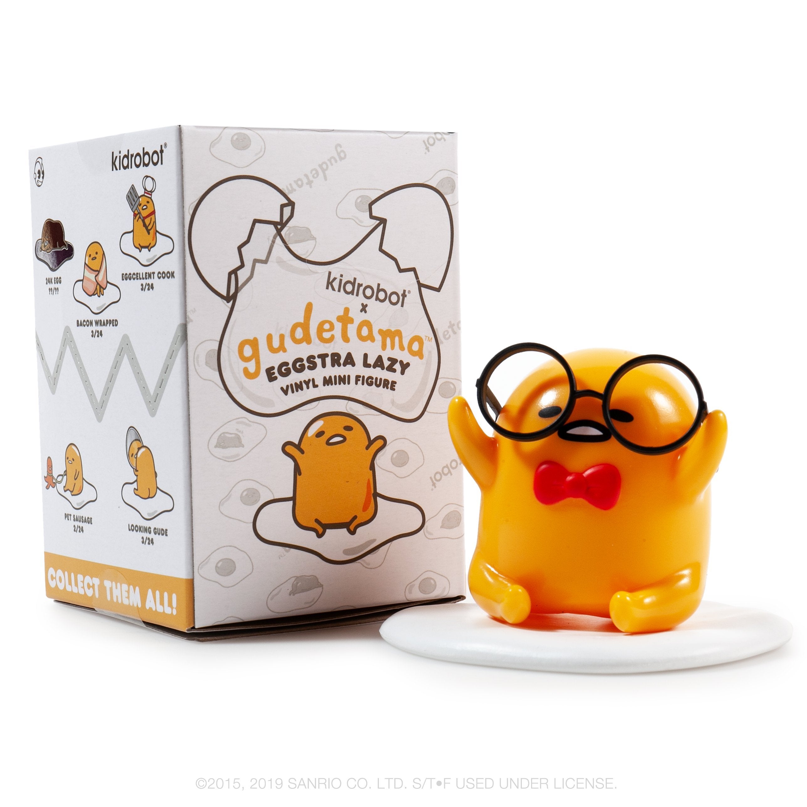 Gudetama Eggstra Lazy Vinyl Mini Figure Series by Kidrobot