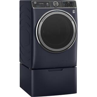 GE 28 in. Wide Laundry Pedestal with 16 in. Height in Sapphire Blue GFP1528PNRS