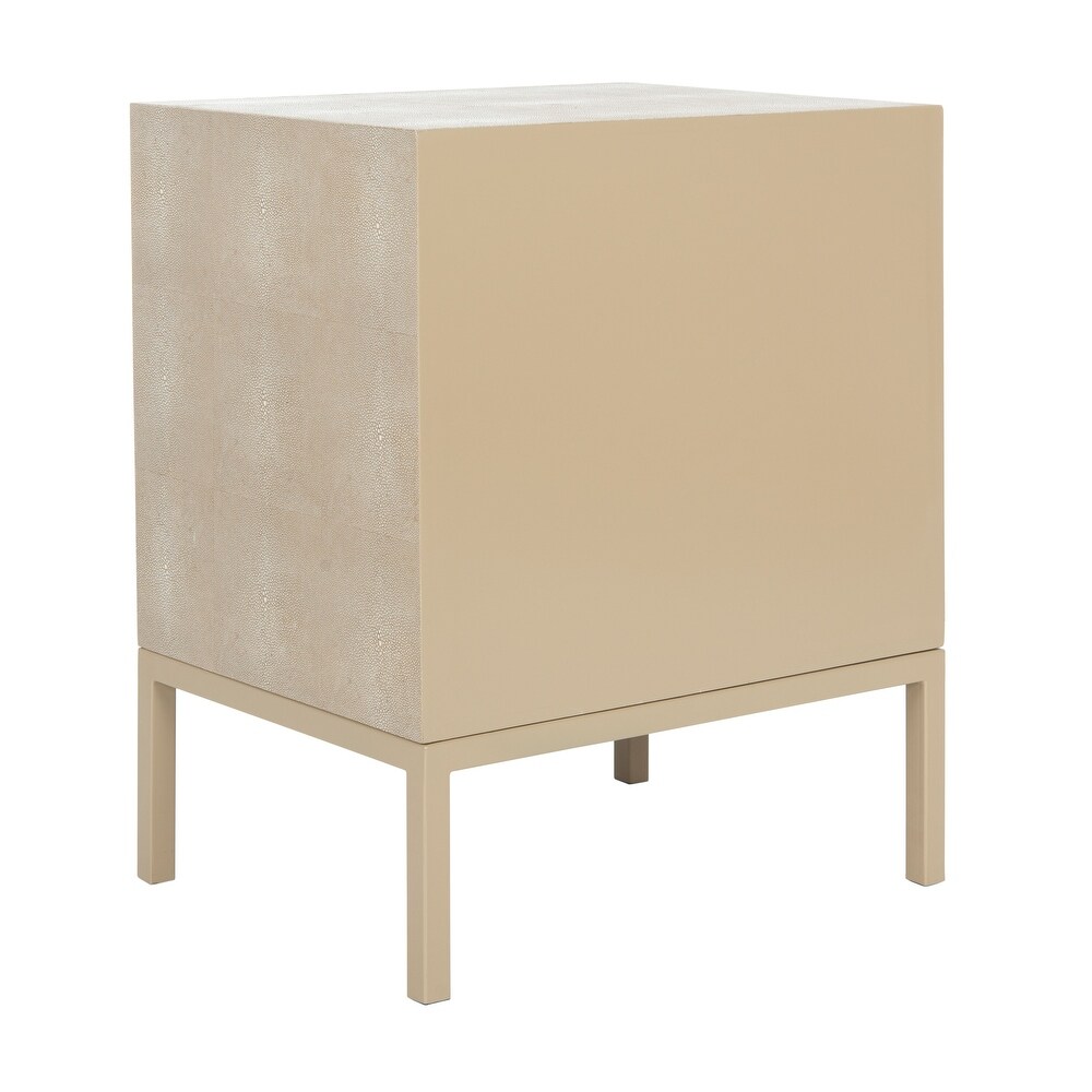 SAFAVIEH Couture High Line Collection Camden Faux Stingray Nightstand