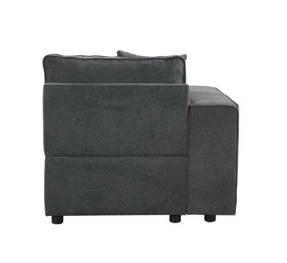 Acme 56871 Silvester Modular Left Facing Chair w/2...