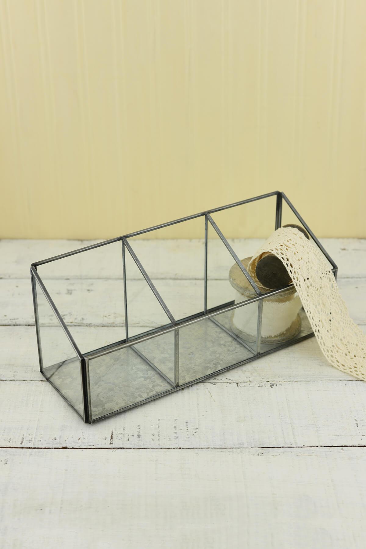 Richland Glass Observation Box Terrarium 12in