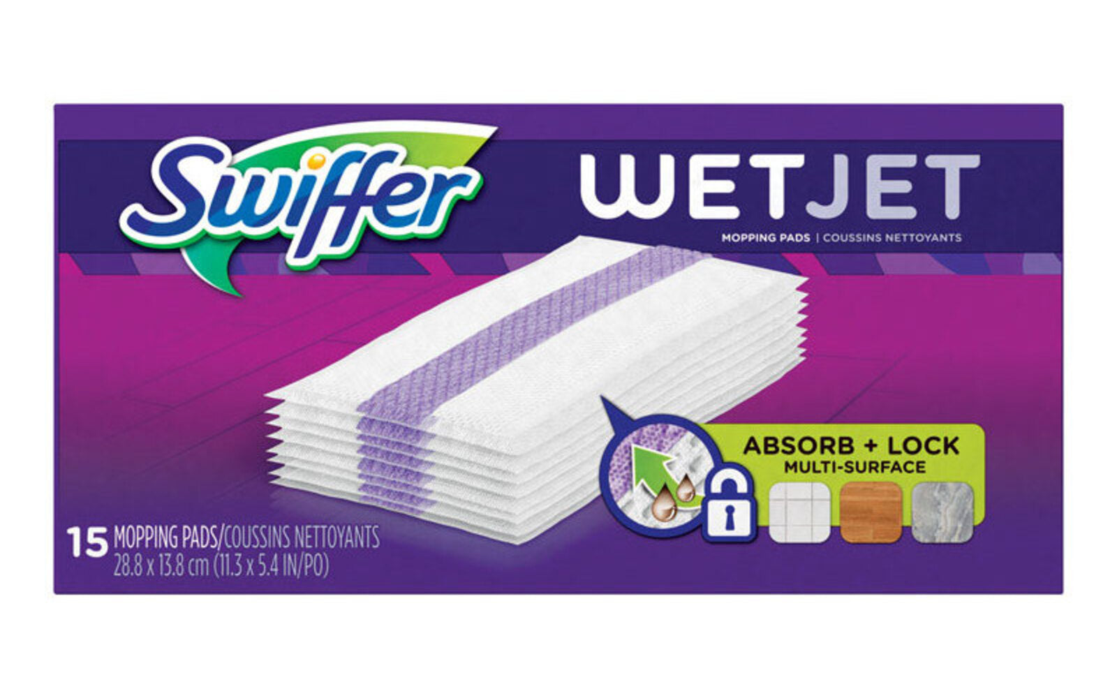 MOP PAD WETJET 15PK