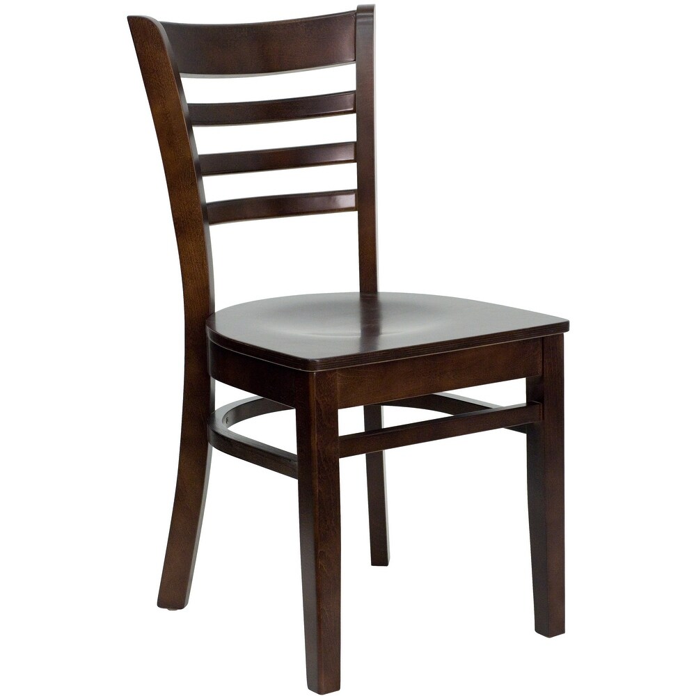 Ladder Back Wooden Restaurant Chair   17.25\