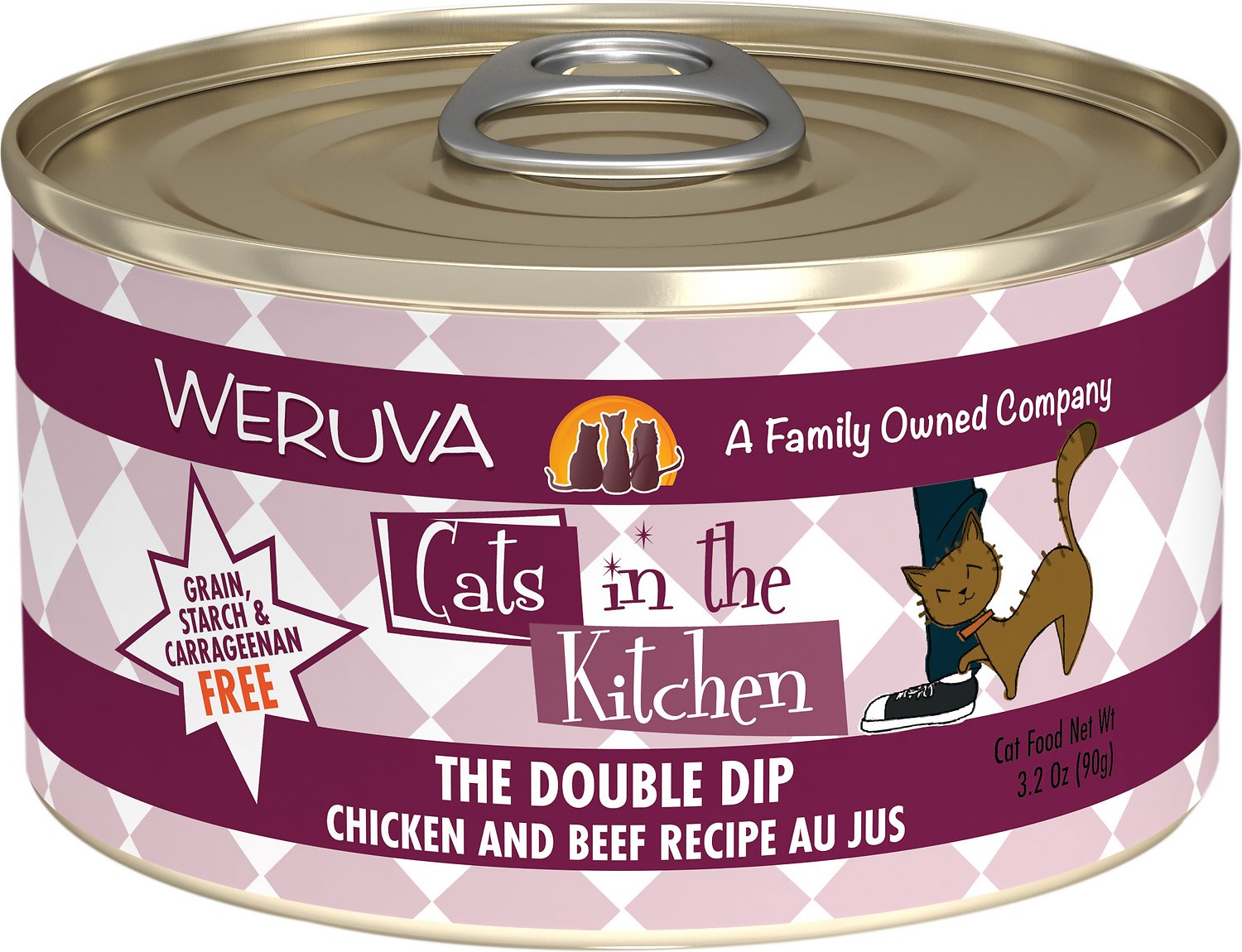 Weruva Cats In The Kitchen The Double Dip Chicken and Beef Recipe Au Jus