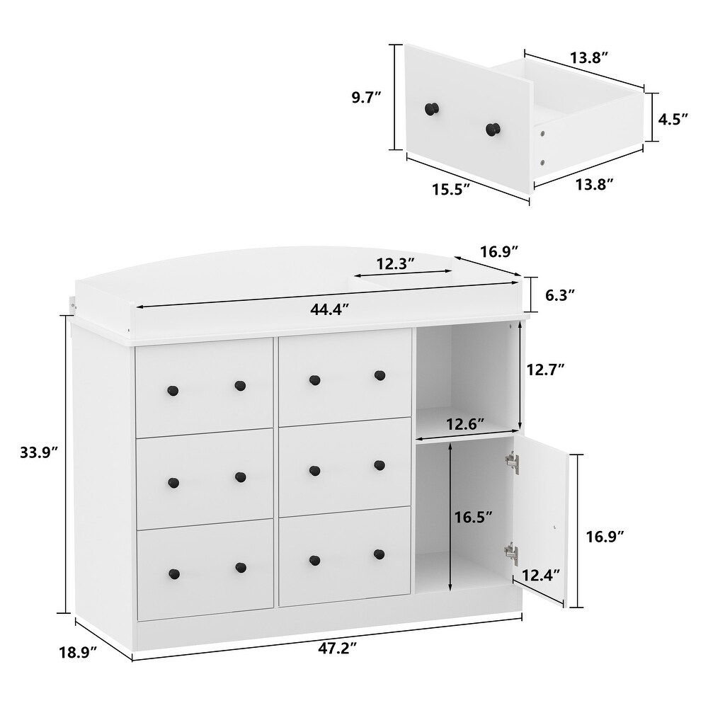 Changing Table Dresser Baby Dresser Large Dresser For Bedroom Chest