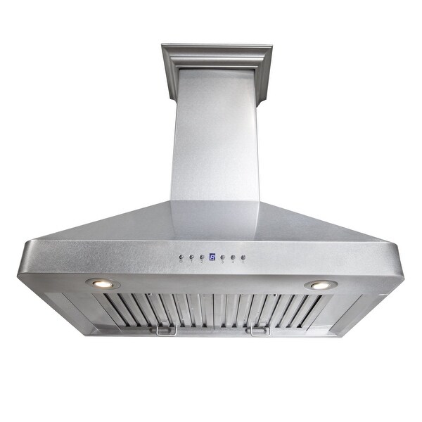 ZLINE Ducted Wall Mount Range Hood in Fingerprint Resistant Stainless Steel