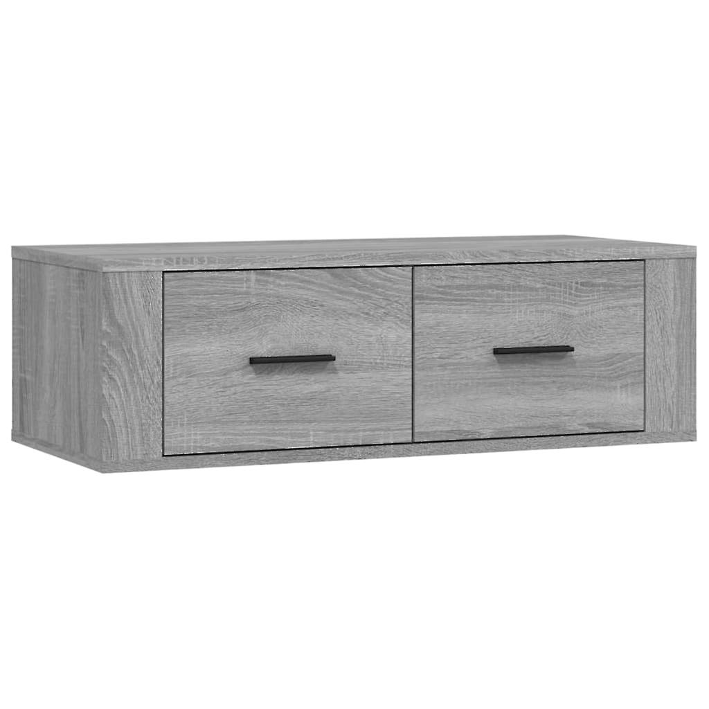 Hanging Tv Cabinet Grey Sonoma 80x36x25 Cm Engineered Wood