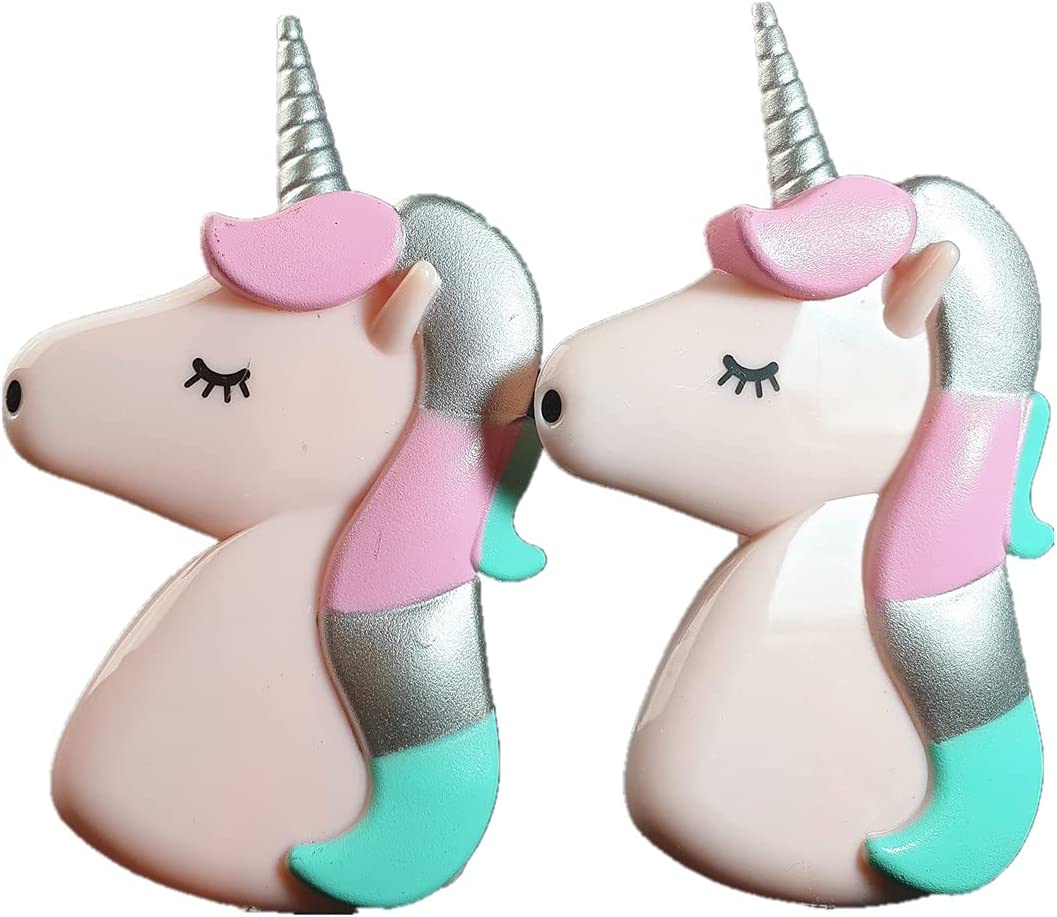 Pink Unicorn Style Beach Towel Clips Jumbo Size for Beach Chair， Cruise Beach Patio， Pool Accessories for Chairs， Household Clip， Baby Stroller. by CandH Solutions