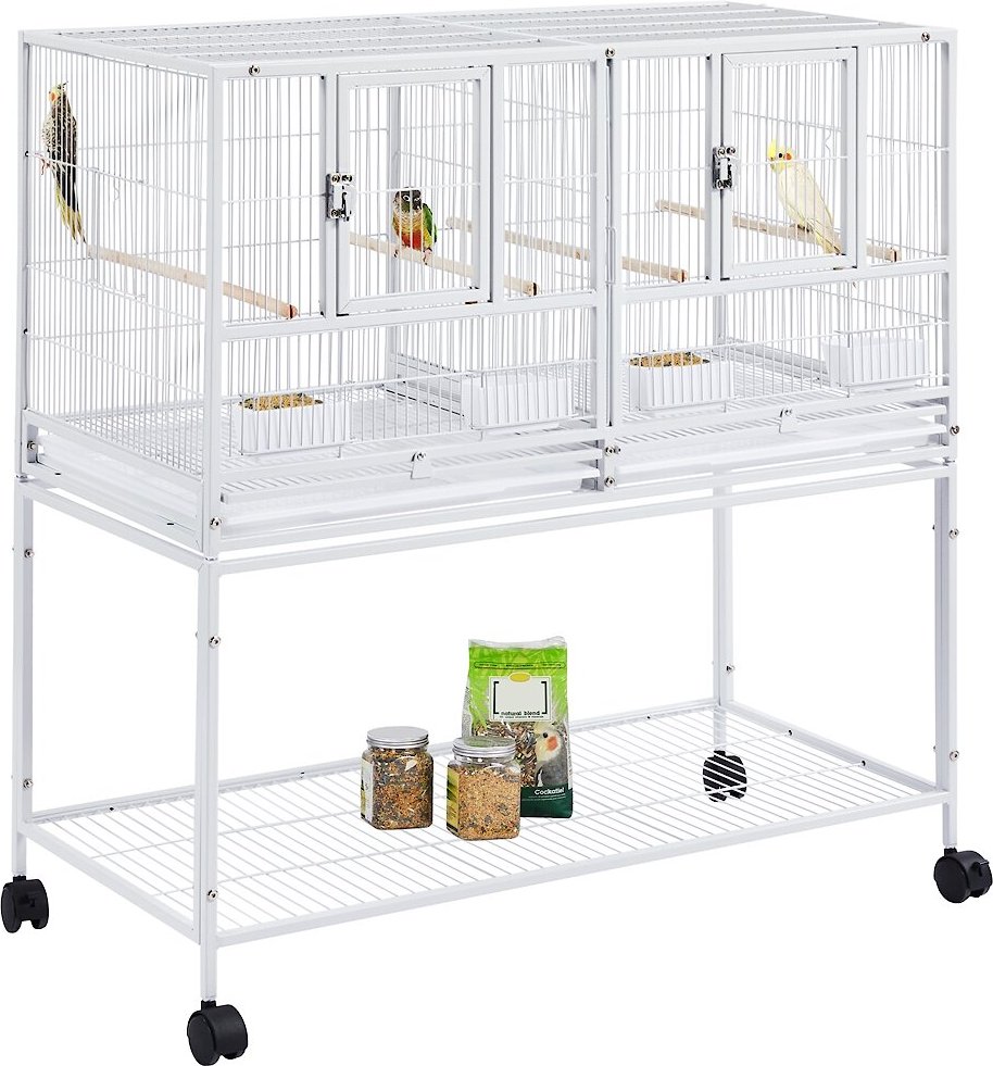 Yaheetech Stackable Wide Divided Breeder Bird Cage