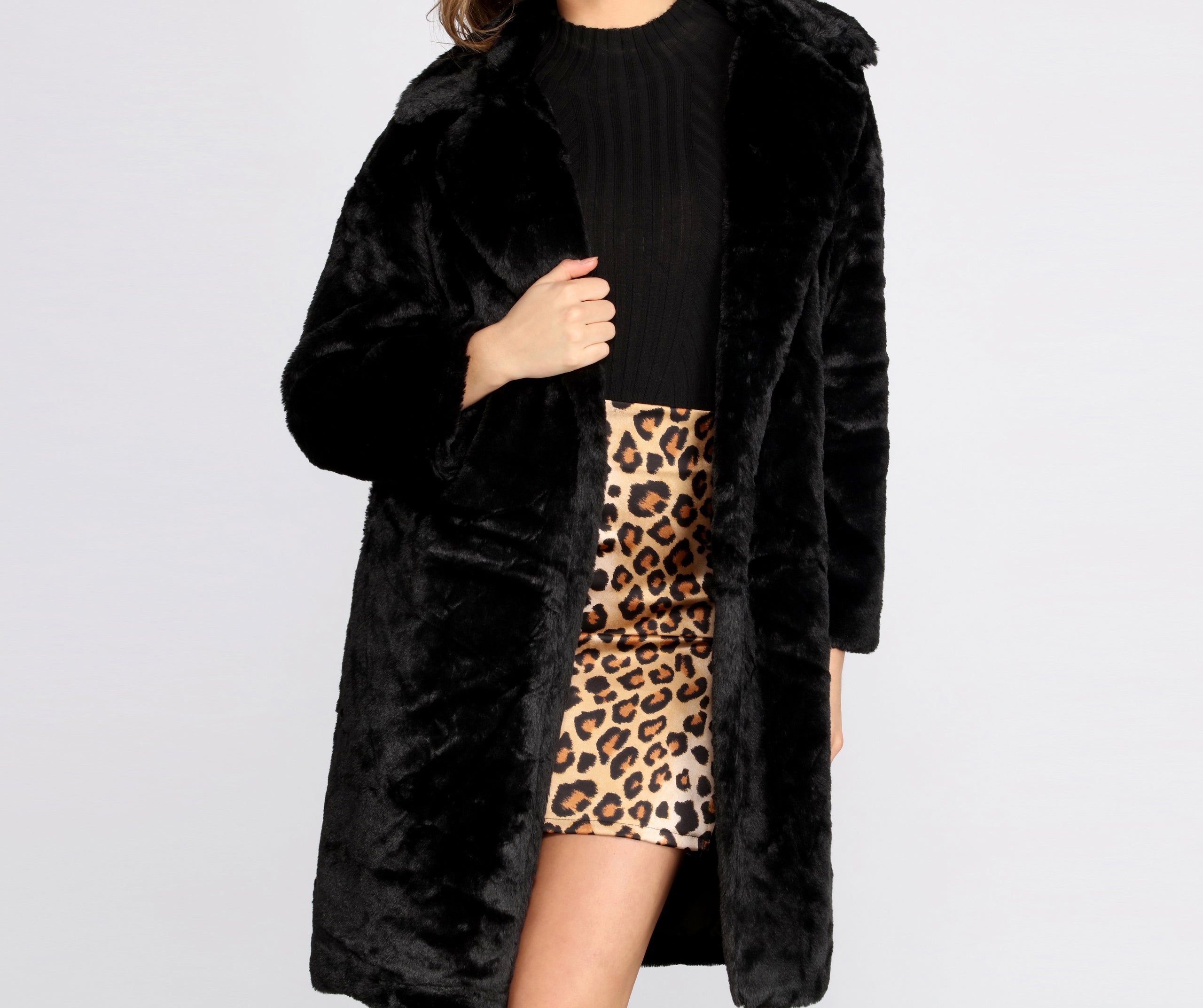 Oh You Fancy Faux Fur Coat