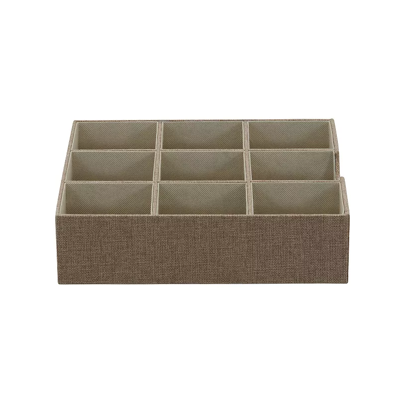 Household Essentials 9-Compartment Square Organizer Tray