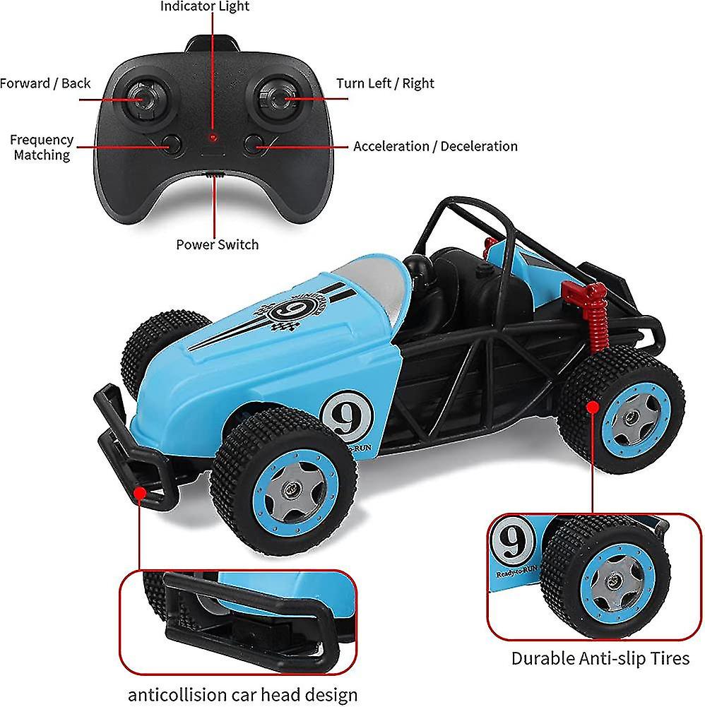 Remote Control Car For Boys， Racing Rc Car 2.4ghz Electric 1/20 Scale High-speed Gift