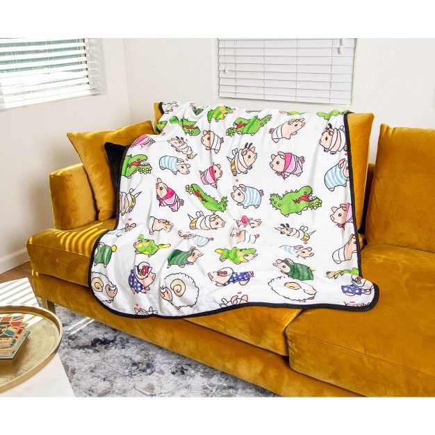 Toynk Monster Hunter Poogie Fleece Throw Blanket 45 X 60 Inches