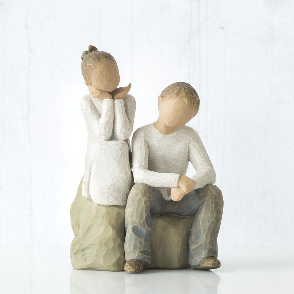 Willow Tree  Brother & Sister Figurine